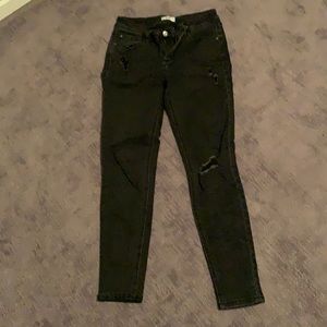 Size 28 black jeans